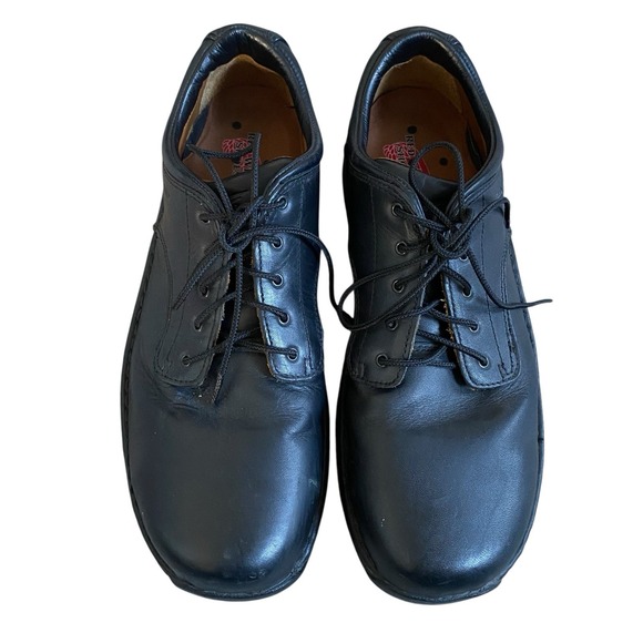Red Wing Work Shoes Men 11.5D EU 44.5 Black Leather Steel Toe Slip Resistant main image 10